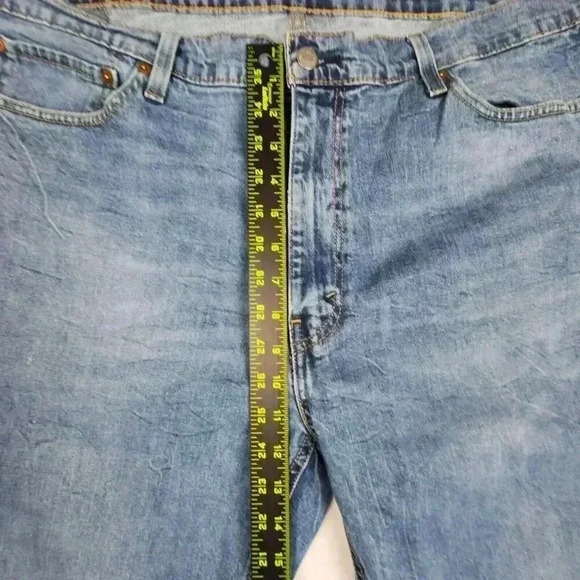 Levi's 541 Mens Jeans Athletic Taper Fit Blue Denim Size 40x30 Medium Wash‎ Fade - Picture 12 of 14